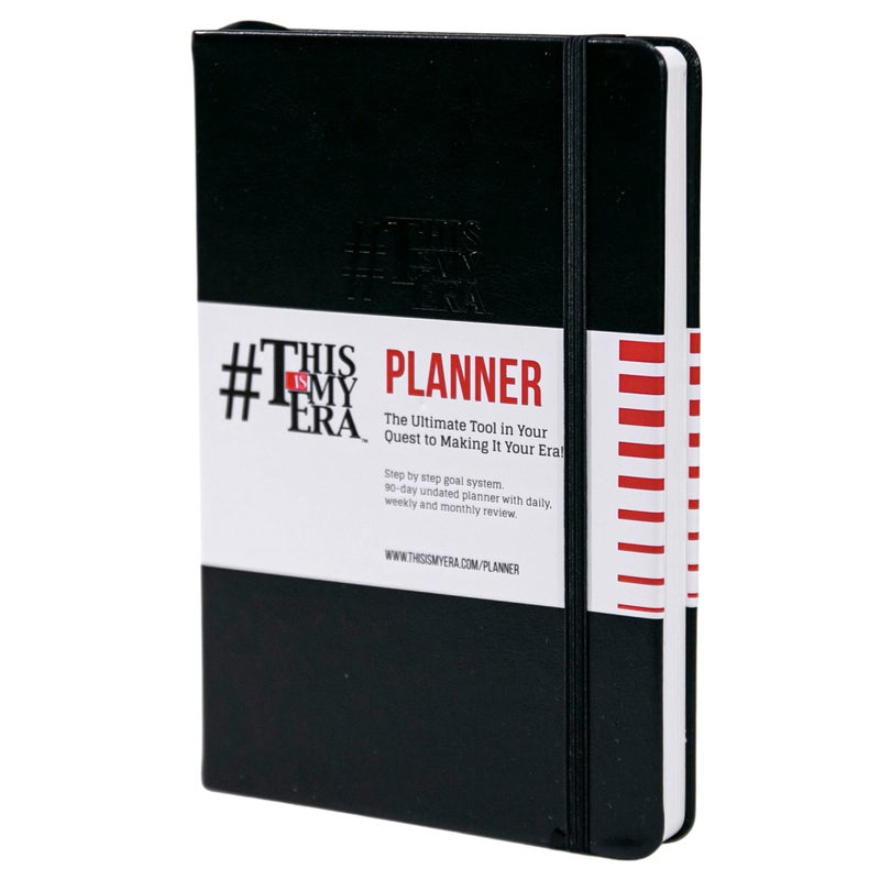 #ThisIsMyEra This Is My Era 90 Day Planner 2025 - Daily, Weekly, Hourly Work and Goal Productivity Planner - Undated, Leather Hard Cover, Black - Image 1
